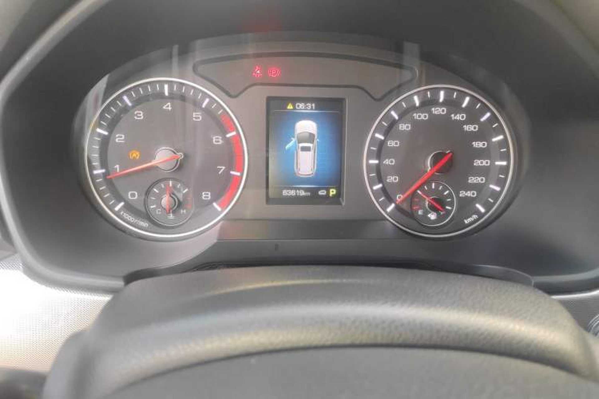 Used Haval H6 2018 Blue Label Sport Edition 1.5T Automatic Two-Wheel Drive Elite Model Odometer Close Up
