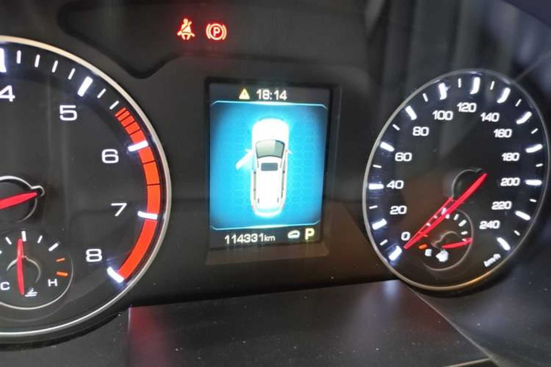 Used Haval H6 2018 Blue Label Sport Edition 1.5T Automatic Two-Wheel Drive Elite Model Odometer Close Up