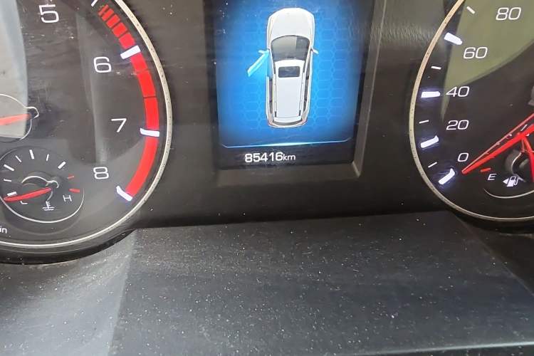 Used Haval H6 2018 Blue Label Sport Edition 1.5T Manual Two-Wheel Drive Elite Model Odometer Close Up