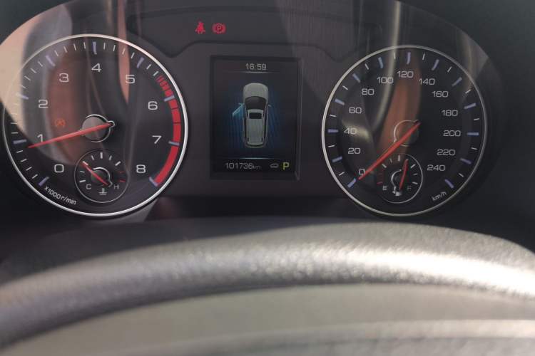 Used Haval H6 2018 Blue Label Sport Edition 1.5T Automatic Two-Wheel Drive Elite Model Odometer Close Up