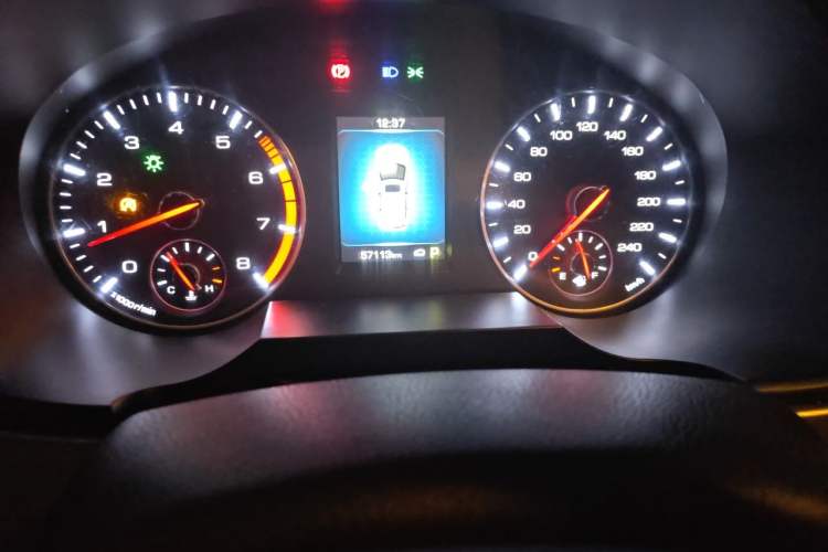 Used Haval H6 2018 Blue Label Sport Edition 1.5T Automatic Two-Wheel Drive Elite Model Odometer Close Up