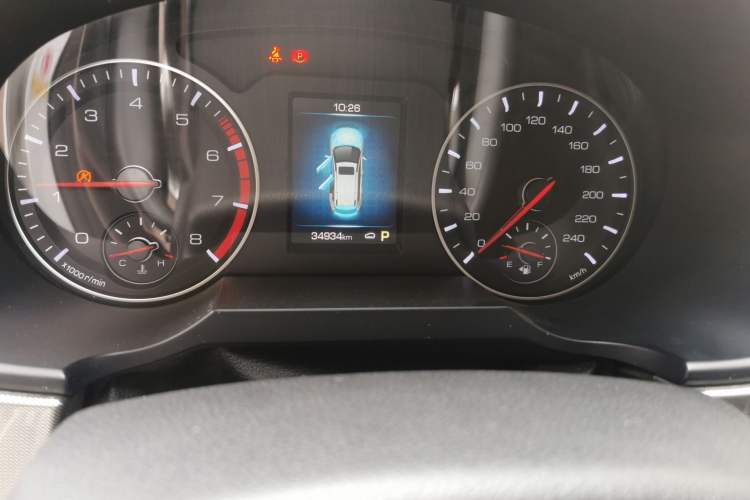 Used Haval H6 2018 Red-Label Sport Edition 1.5T Automatic Two-Wheel Drive Elite Model Odometer Close Up