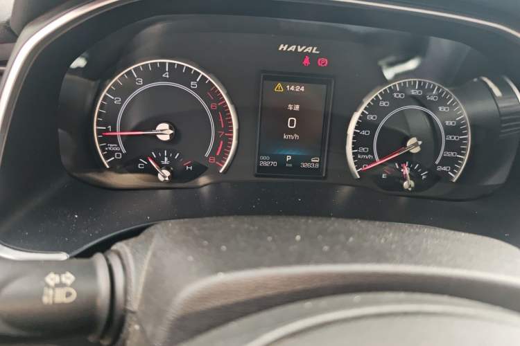 Used Haval H6 2018 Blue-Label 1.5T Automatic Luxury Model Odometer Close Up