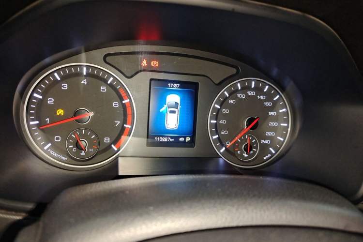 Used Haval H6 2018 Blue Label Sport Edition 1.5T Automatic Two-Wheel Drive Elite Model Odometer Close Up