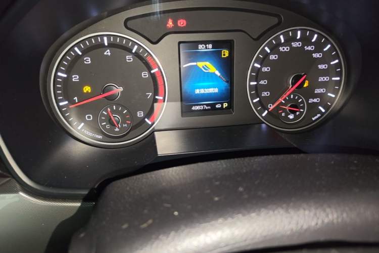 Used Haval H6 2018 Blue Label Sport Edition 1.5T Automatic Two-Wheel Drive Elite Model Odometer Close Up