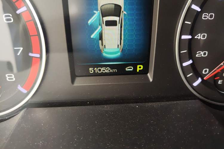 Used Haval H6 2018 Blue Label Sport Edition 1.5T Automatic Two-Wheel Drive Elite Model Odometer Close Up