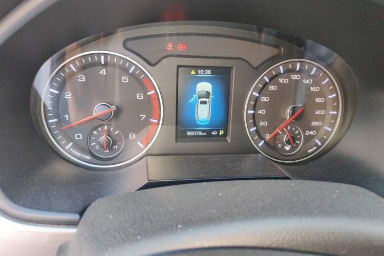 Used Haval H6 2018 Blue Label Sport Edition 1.5T Automatic Two-Wheel Drive Elite Model Odometer Close Up