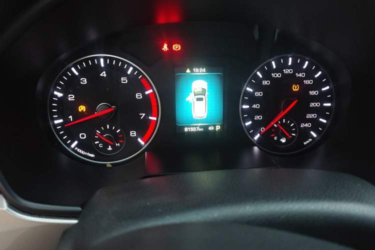 Used Haval H6 2018 Red-Label Sport Edition 1.5T Automatic Two-Wheel Drive Elite Model Odometer Close Up