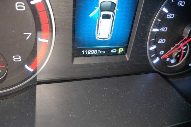 Used Haval H6 2018 Red-Label Sport Edition 1.5T Automatic Two-Wheel Drive Elite Model Odometer Close Up