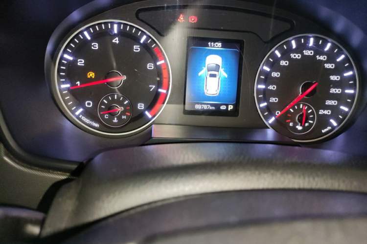 Used Haval H6 2018 Blue Label Sport Edition 1.5T Automatic Two-Wheel Drive Elite Model Odometer Close Up