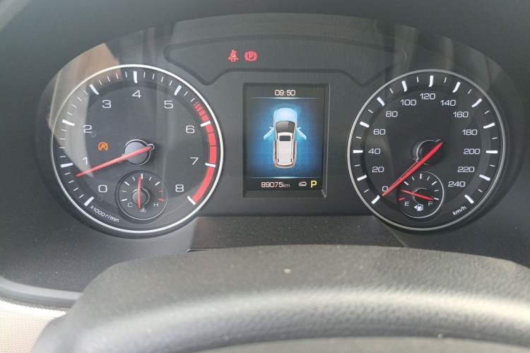 Used Haval H6 2018 Blue Label Sport Edition 1.5T Automatic Two-Wheel Drive Elite Model Odometer Close Up