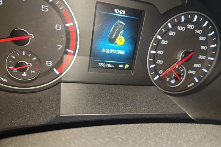 Used Haval H6 2018 Red-Label Sport Edition 1.5T Automatic Two-Wheel Drive Elite Model Odometer Close Up
