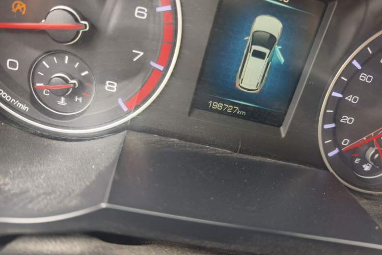 Used Haval H6 2018 Red-Label Sport Version 1.5T Manual Two-Wheel Drive Elite Model Odometer Close Up