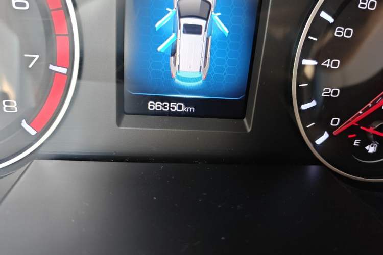 Used Haval H6 2018 Red-Label Sport Version 1.5T Manual Two-Wheel Drive Elite Model Odometer Close Up
