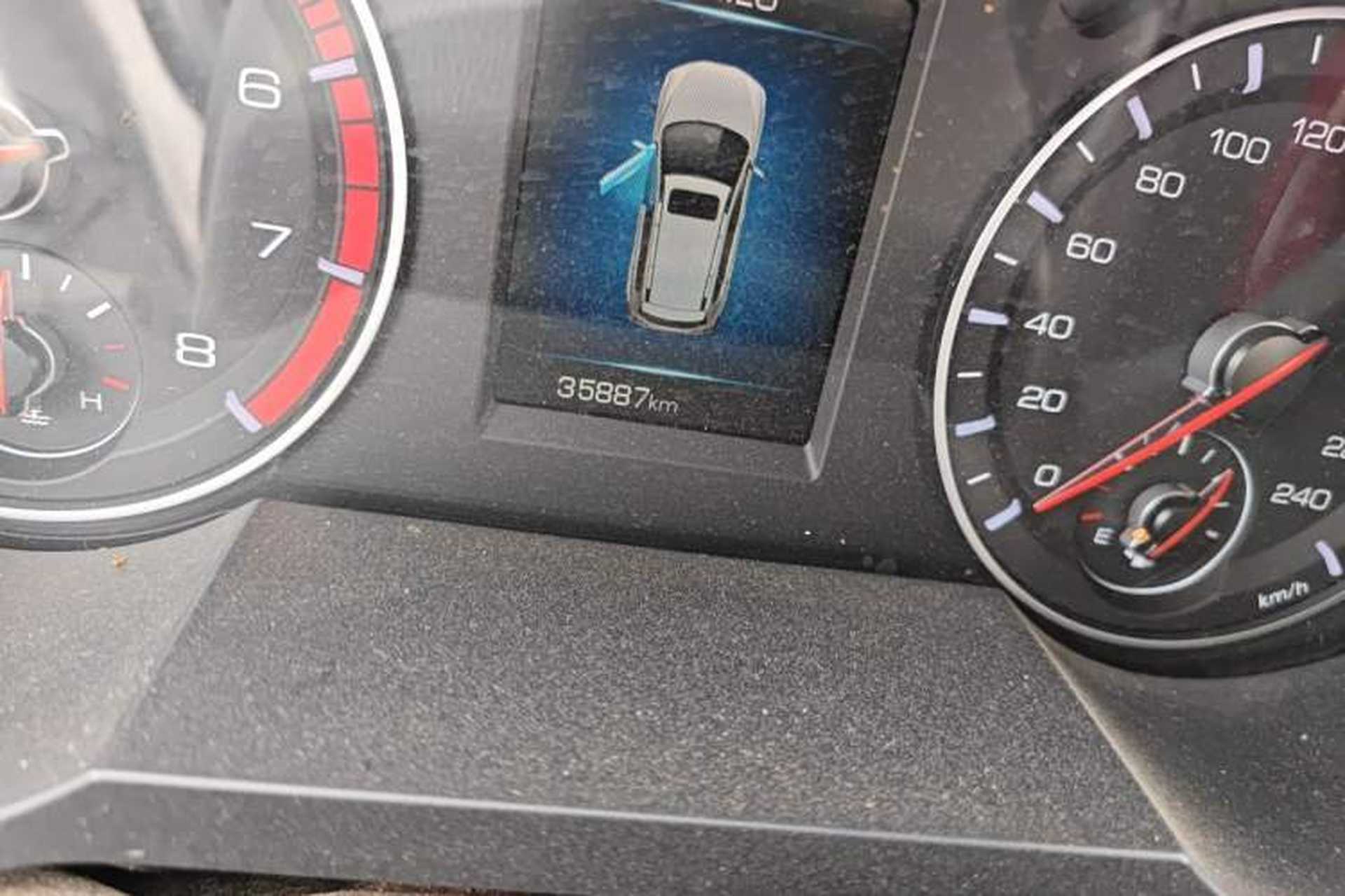 Used Haval H6 2018 Blue Label Sport Edition 1.5T Manual Two-Wheel Drive Elite Model Odometer Close Up
