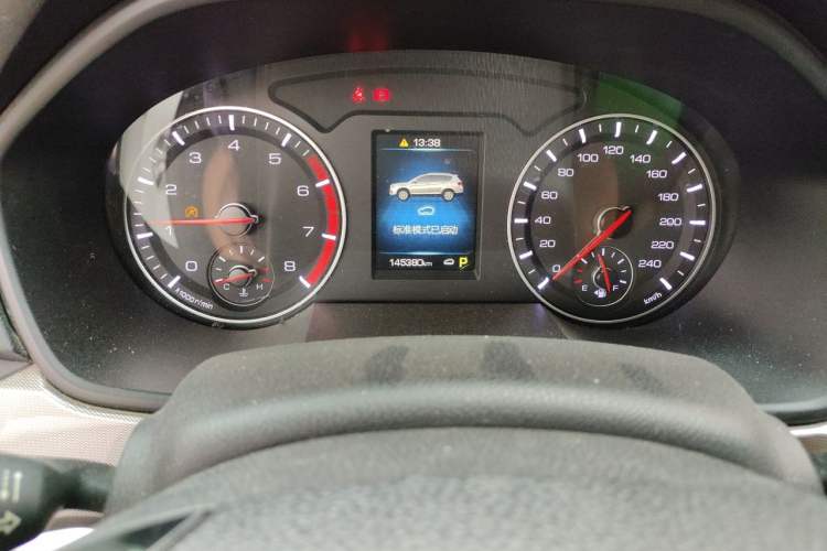Used Haval H6 2018 Blue Label Sport Edition 1.5T Automatic Two-Wheel Drive Elite Model Odometer Close Up