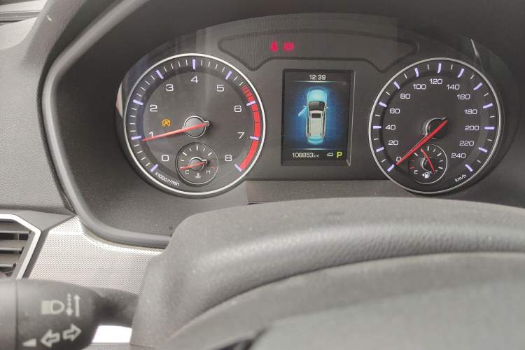 Used Haval H6 2018 Blue Label Sport Edition 1.5T Automatic Two-Wheel Drive Elite Model Odometer Close Up