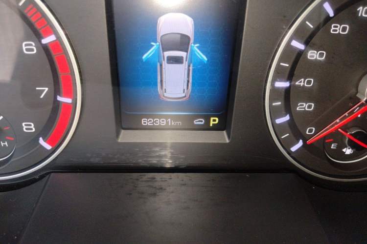 Used Haval H6 2018 Blue Label Sport Edition 1.5T Automatic Two-Wheel Drive Elite Model Odometer Close Up