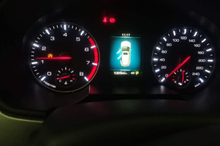 Used Haval H6 2018 Blue Label Sport Edition 1.5T Automatic Two-Wheel Drive Elite Model Odometer Close Up
