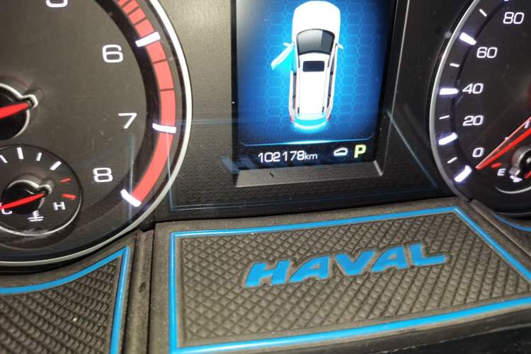 Used Haval H6 2018 Blue Label Sport Edition 1.5T Automatic Two-Wheel Drive Elite Model Odometer Close Up