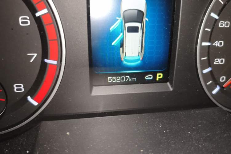 Used Haval H6 2018 Red-Label Sport Edition 1.5T Automatic Two-Wheel Drive Elite Model Odometer Close Up