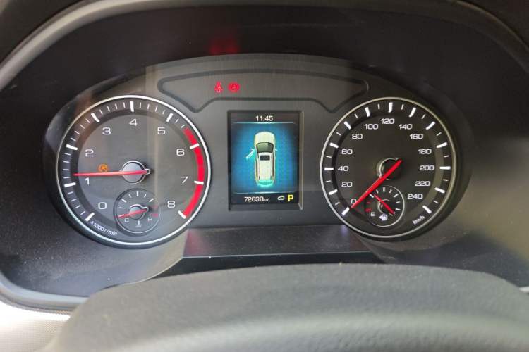 Used Haval H6 2018 Red-Label Sport Edition 1.5T Automatic Two-Wheel Drive Elite Model Odometer Close Up