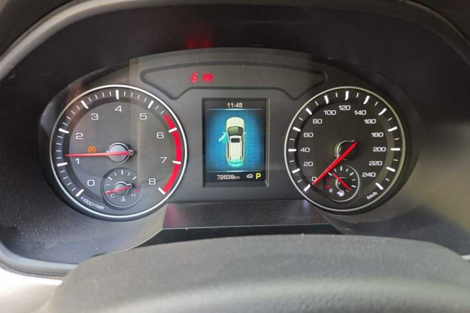 Used Haval H6 2018 Red-Label Sport Edition 1.5T Automatic Two-Wheel Drive Elite Model Odometer Close Up