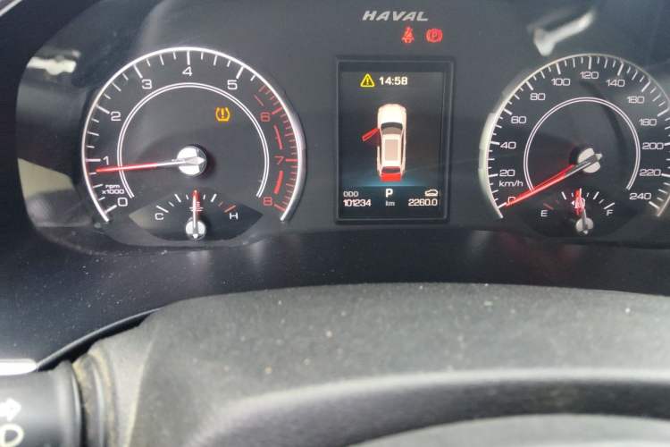 Used Haval H6 2018 Red-Label 1.5T Automatic Luxury Model Odometer Close Up