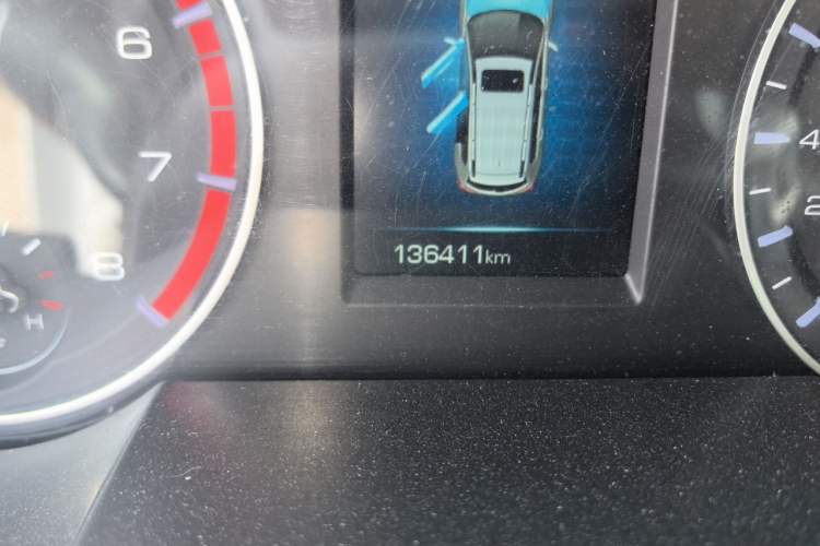 Used Haval H6 2018 Red-Label Sport Version 1.5T Manual Two-Wheel Drive Elite Model Odometer Close Up
