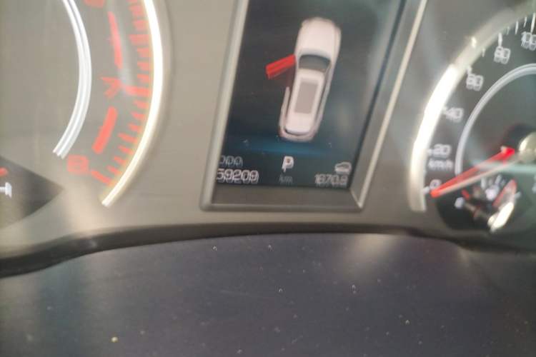 Used Haval H6 2018 Blue-Label 1.5T Automatic Luxury Model Odometer Close Up