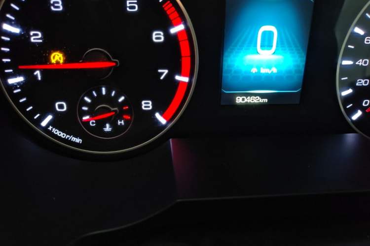 Used Haval H6 2018 Blue Label Sport Edition 1.5T Manual Two-Wheel Drive Elite Model Odometer Close Up