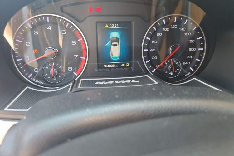 Used Haval H6 2018 Red-Label Sport Edition 1.5T Automatic Two-Wheel Drive Elite Model Odometer Close Up