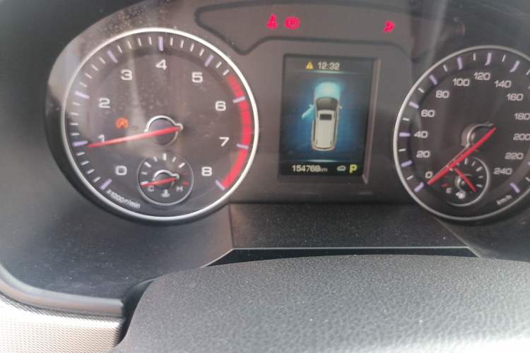 Used Haval H6 2018 Red-Label Sport Edition 1.5T Automatic Two-Wheel Drive Elite Model Odometer Close Up