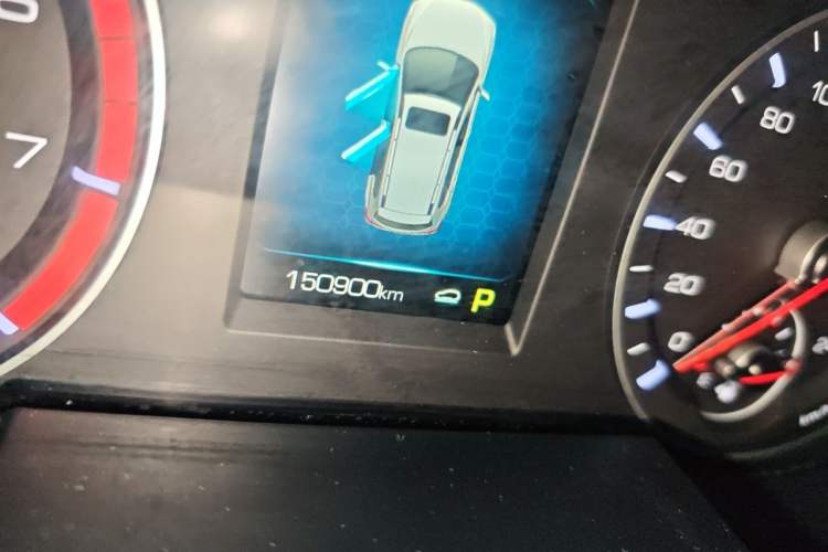 Used Haval H6 2018 Blue Label Sport Edition 1.5T Automatic Two-Wheel Drive Elite Model Odometer Close Up