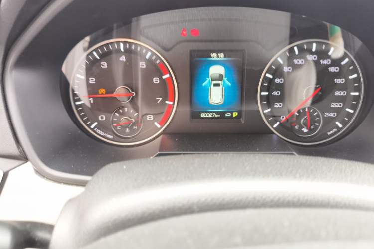 Used Haval H6 2018 Red-Label Sport Edition 1.5T Automatic Two-Wheel Drive Elite Model Odometer Close Up