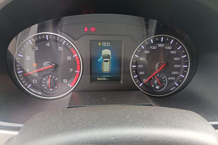 Used Haval H6 2018 Blue Label Sport Edition 1.5T Manual Two-Wheel Drive Elite Model Odometer Close Up