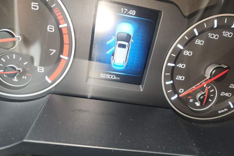 Used Haval H6 2018 Red-Label Sport Version 1.5T Manual Two-Wheel Drive Elite Model Odometer Close Up