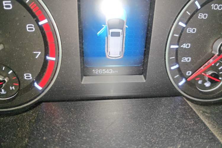 Used Haval H6 2018 Red-Label Sport Version 1.5T Manual Two-Wheel Drive Elite Model Odometer Close Up