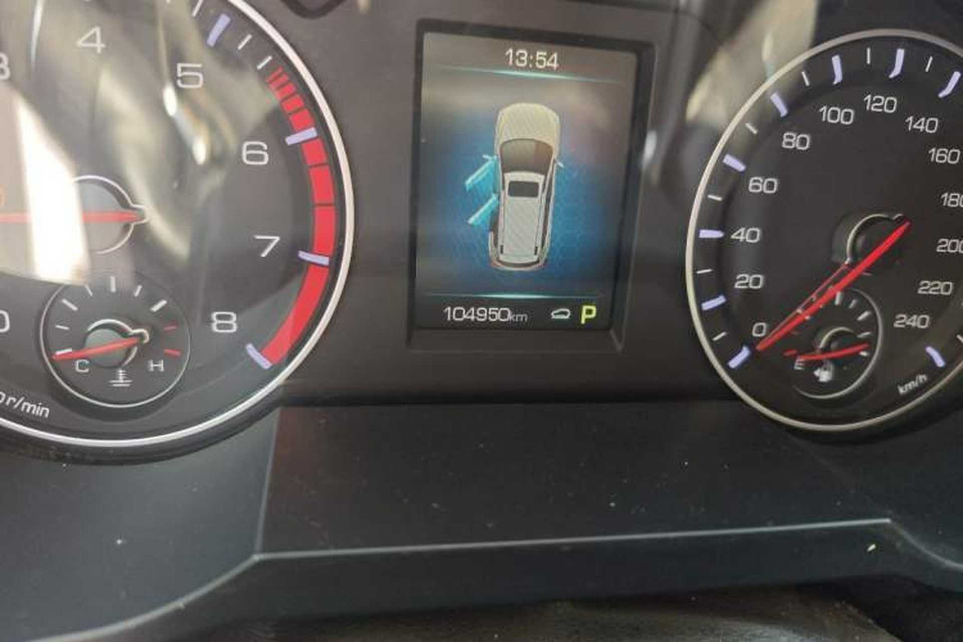 Used Haval H6 2018 Blue Label Sport Edition 1.5T Automatic Two-Wheel Drive Elite Model Odometer Close Up