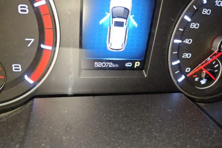 Used Haval H6 2018 Red-Label Sport Edition 1.5T Automatic Two-Wheel Drive Elite Model Odometer Close Up