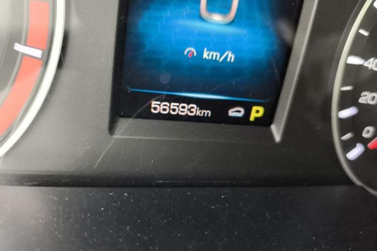 Used Haval H6 2018 Blue Label Sport Edition 1.5T Automatic Two-Wheel Drive Elite Model Odometer Close Up