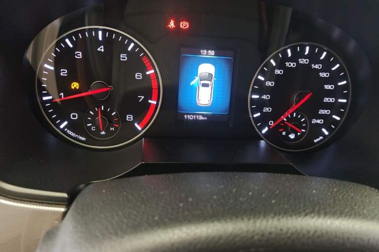 Used Haval H6 2018 Blue Label Sport Edition 1.5T Manual Two-Wheel Drive Elite Model Odometer Close Up