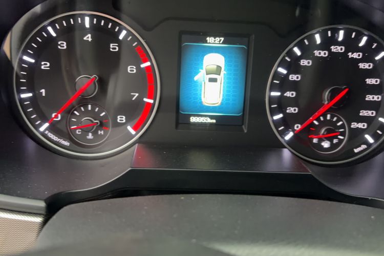 Used Haval H6 2018 Blue Label Sport Edition 1.5T Automatic Two-Wheel Drive Elite Model Odometer Close Up