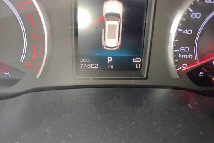 Used Haval H6 2018 Red-Label 2.0T Automatic Luxury Model Odometer Close Up