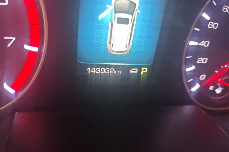 Used Haval H6 2018 Blue Label Sport Edition 1.5T Automatic Two-Wheel Drive Elite Model Odometer Close Up