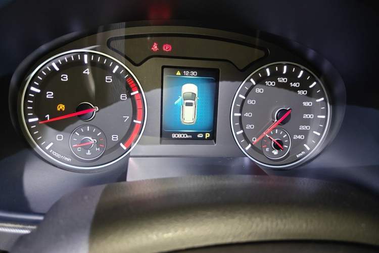 Used Haval H6 2018 Blue Label Sport Edition 1.5T Automatic Two-Wheel Drive Elite Model Odometer Close Up