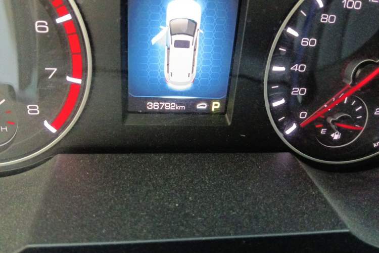 Used Haval H6 2018 Blue Label Sport Edition 1.5T Automatic Two-Wheel Drive Elite Model Odometer Close Up