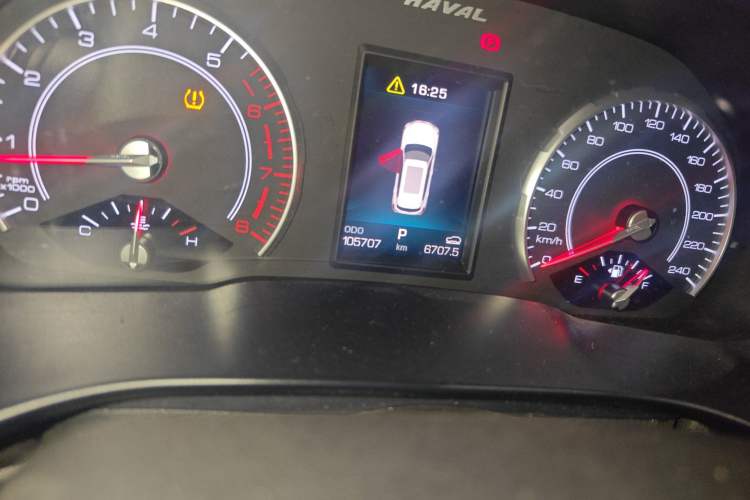 Used Haval H6 2018 Blue-Label 1.5T Automatic Luxury Model Odometer Close Up
