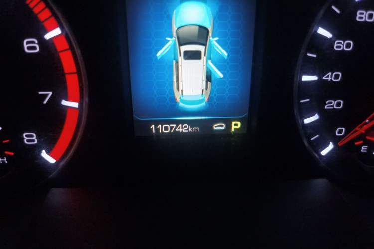 Used Haval H6 2018 Red-Label Sport Edition 1.5T Automatic Two-Wheel Drive Elite Model Odometer Close Up