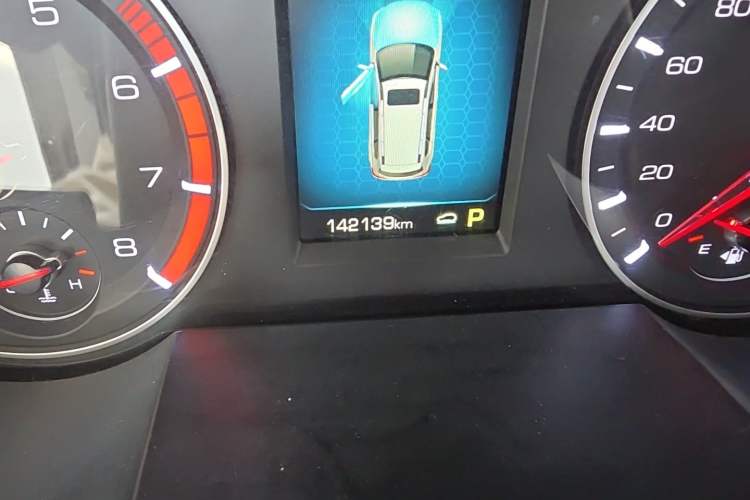 Used Haval H6 2018 Blue Label Sport Edition 1.5T Automatic Two-Wheel Drive Prestige Model Odometer Close Up